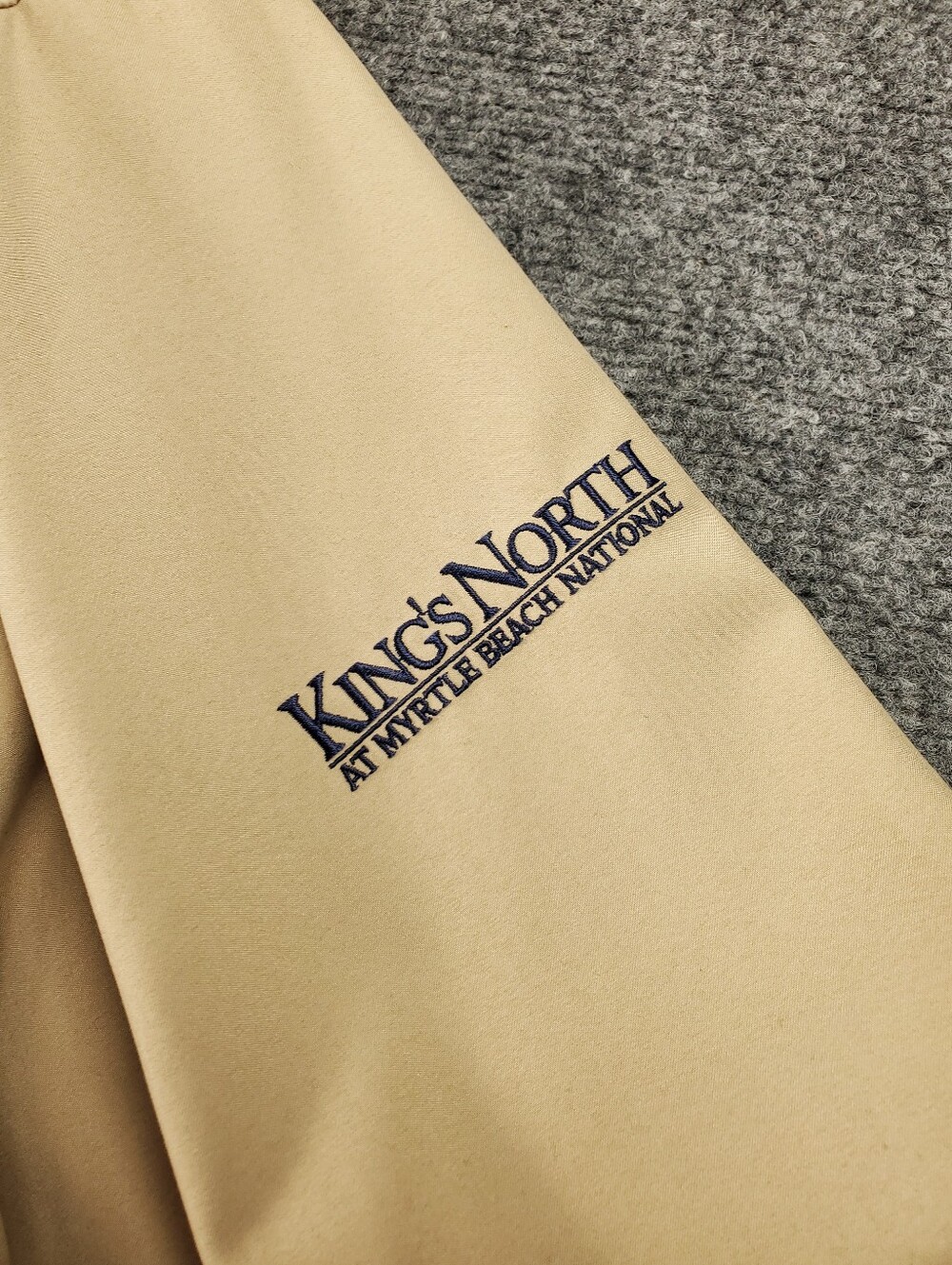 Vintage Polo Ralph Lauren Jacket XL Bi Swing Bomber Beige Microfiber Grid Lined - Picture 11 of 14
